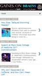 Mobile Screenshot of gainesonbrains.com