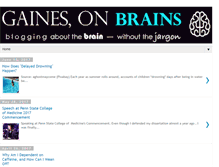 Tablet Screenshot of gainesonbrains.com